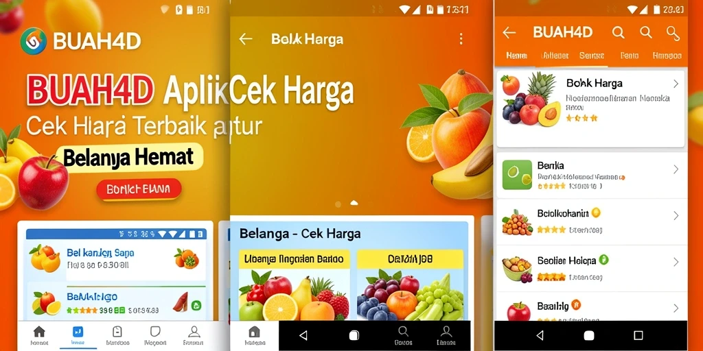 Tampilan antarmuka BUAH4D yang user-friendly dan informatif.