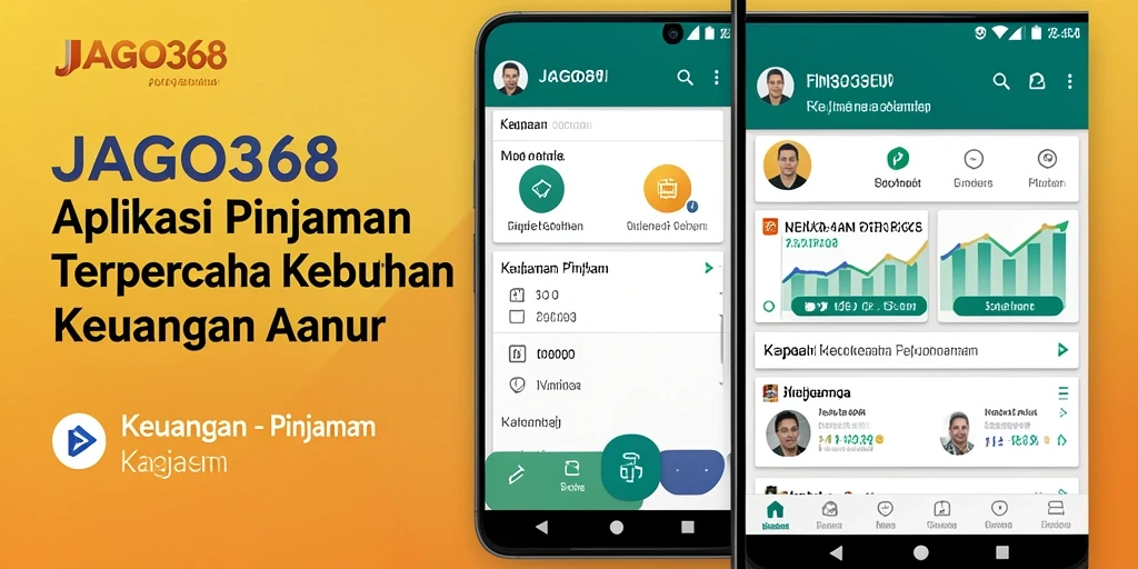 Tampilan antarmuka aplikasi JAGO368 untuk pengajuan pinjaman yang mudah.