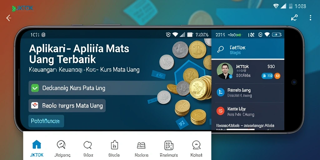 Tampilan antarmuka aplikasi JKTOK yang informatif dan user-friendly.