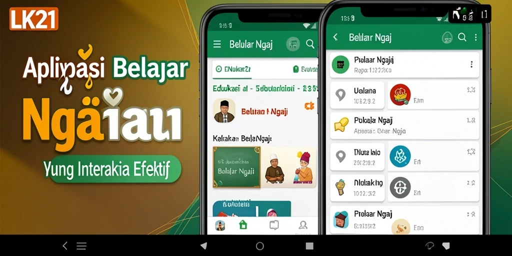 Tampilan antarmuka LK21 yang sederhana dan mudah digunakan.