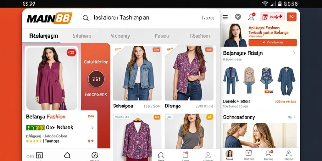 Tampilan antarmuka aplikasi MAIN88 yang stylish dan fungsional.