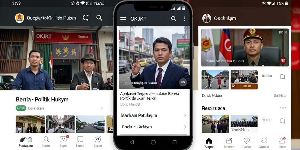 Antarmuka aplikasi OKJKT yang bersih dan informatif.